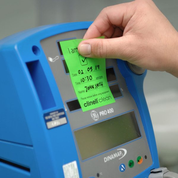 Clinell Indicator Note in Use