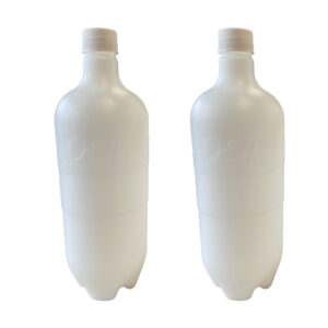 750 ml Plastic Bottle with Cap x 2